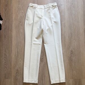 Ann Taylor winter white trousers